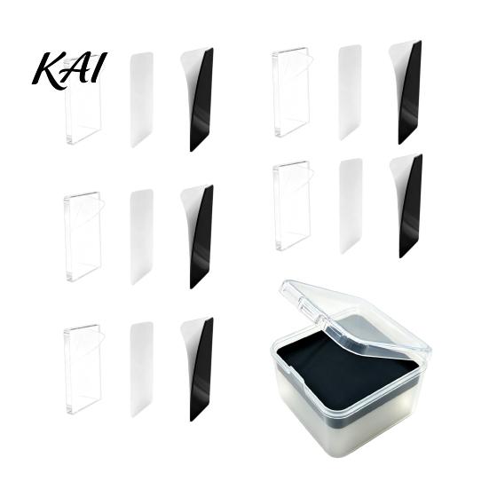 Magnetic Picture Holder 5/6/8/10/15/20/24 Sets DIY Acrylic Fridge Magnet Kit, Square Refrigerator Photo Display Magnets with Adhesive Backing,
