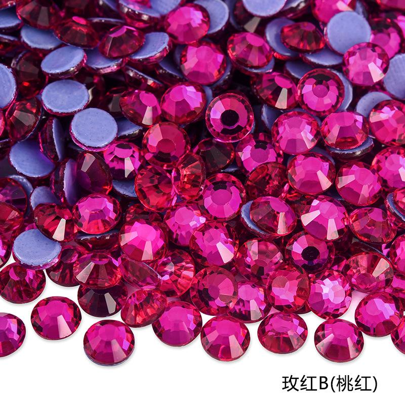 Имитация австрийского горячего алмазного маникюра Стеклянное плоскодонное сверло Клей для страз Аксессуары для одежды своими руками Термоплавкий клей для нижнего сверла