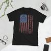 Футболка с винтажным историческим флагом США к 250-летию Америки и детская футболка