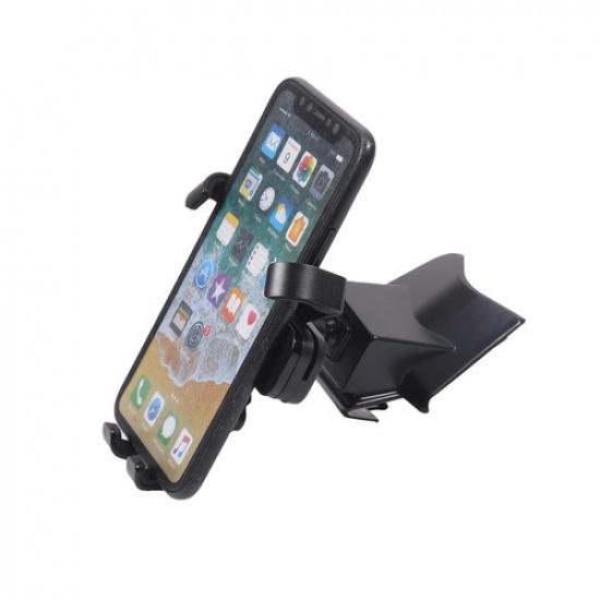 Alloy Console Driver Dash Phone Holder Bracket For 2014-22 Maserati Ghibli
