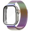 Стеклянный Чехол+Миланский Браслет для Huawei Watch Fit 3 Магнитный Браслет из Нержавеющей Стали для Huawei Watch Fit 3 Защитный Чехол для Экрана