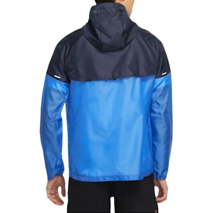 Nike Jackets Men's Blue Hooded Moderate Other (Unisex) Jackets CK6342 402