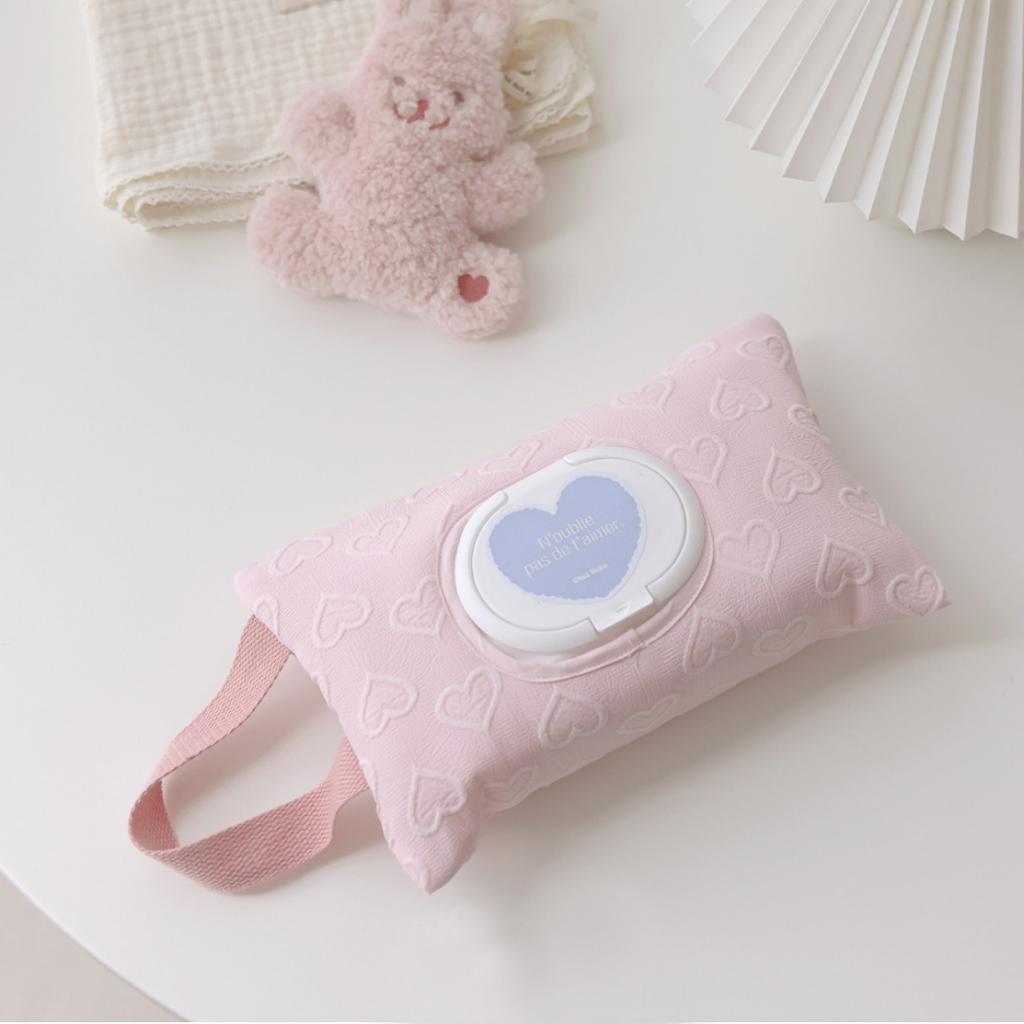 Детская коляска Сердце влажные салфетки чехол для извлечения салфеток коробка для путешествий автомобиль портативная ручная сумка для хранения новорожденных подвесная сумка для тележки