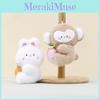 Toy Plush Monkey With Soft Short Fur For Kids Bag Ornament And Gift Keychains
