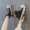 Autumn 2024 Women's Height-Boosting Korean-Style Dad Sneakers - Thick-Soled & Trendy for Students