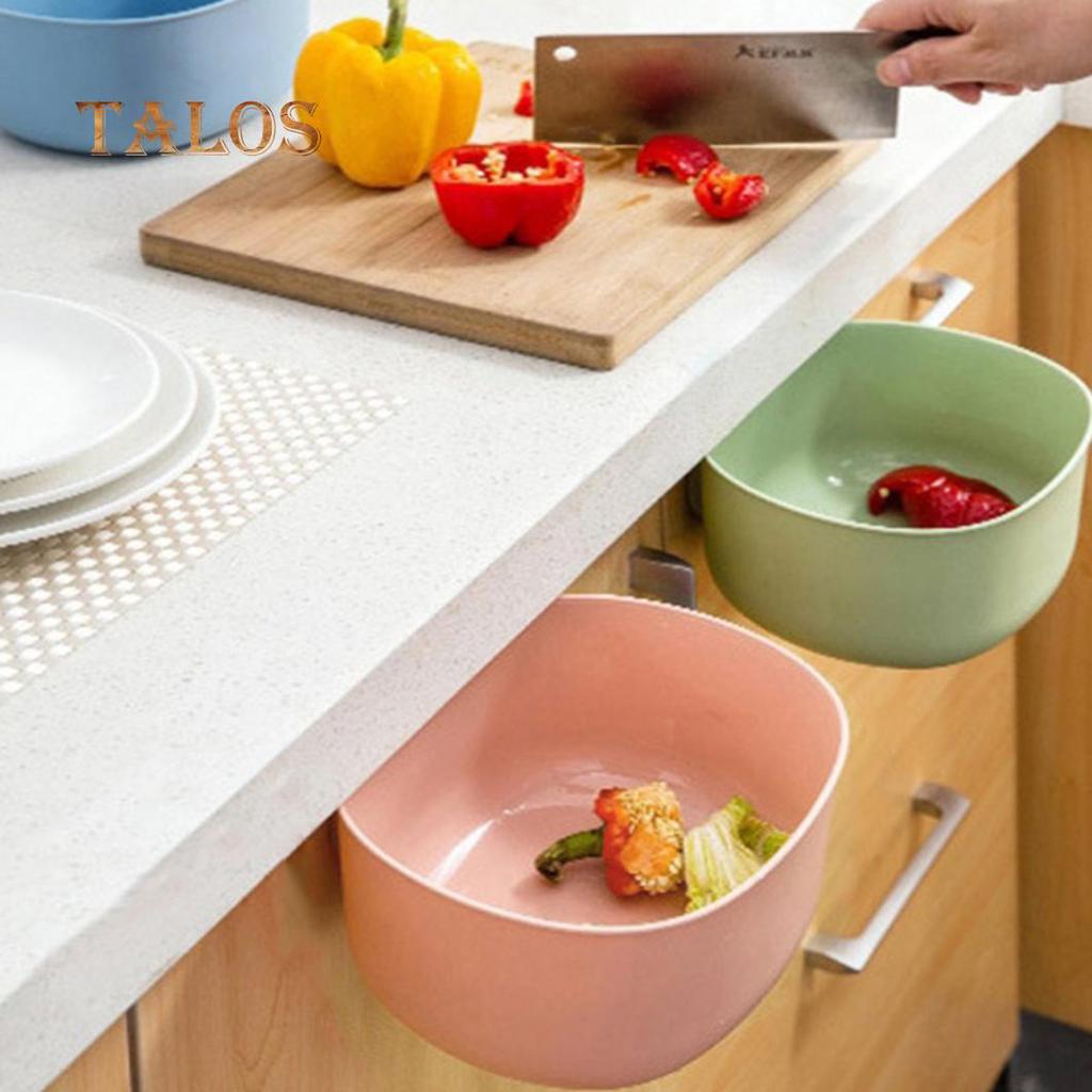 Kitchen Cabinet Hanging Garbage Waste Bin Can Trash Barrel Storage Container Kitchen Tools