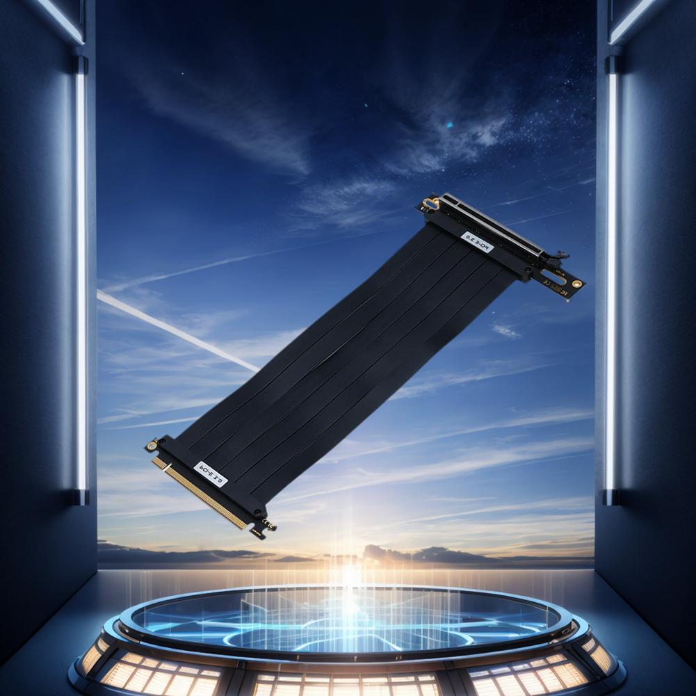 Высокоскоростная гибкая карта-удлинитель PCIe 3.0 X16 с EMI-экранированием, удлинительный кабель PCI Express Gen 3 для GPU, удлинительный кабель для видеокарты