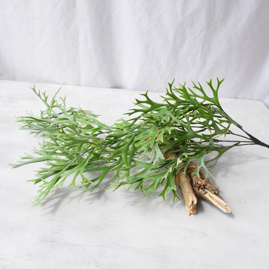 Ложный ротанг, настенный для свадьбы, долговечный, имитация папоротника, оленьего рога, зеленое растение, красивое украшение для дома, не выцветает