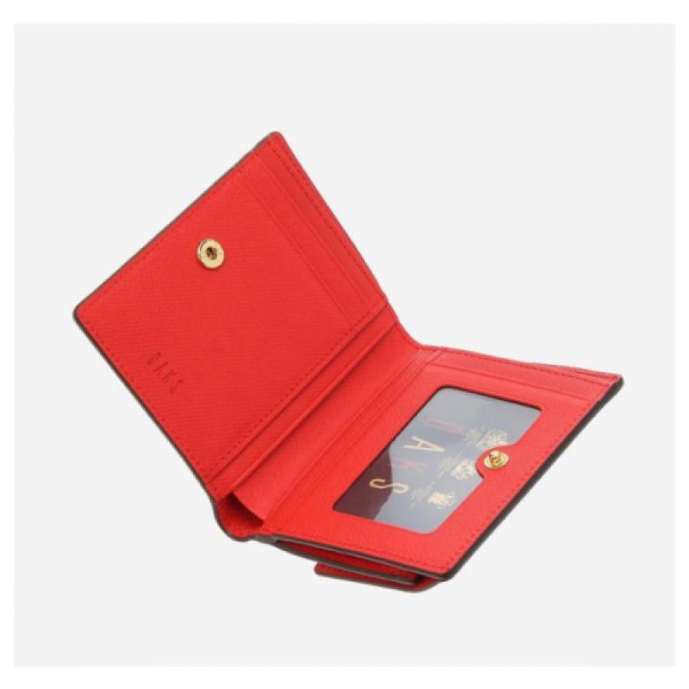 Daks Red Leather Mini Wallet Dcwa1e408r2