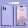 Фиолетовый Для Для Iphone 16 Жидкий Силикон Чехол для Телефона 11 12 13 14 1 Pro Max Mini X XS XR 7 8 14 1 16 Plus Чехол с Полной Защитой