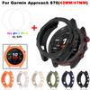 Чехол 2-в-1 + Закаленное стекло Для Garmin Approach S70 42MM 47MM Защитная крышка-бампер и защитная пленка для экрана из ТПУ и ПК