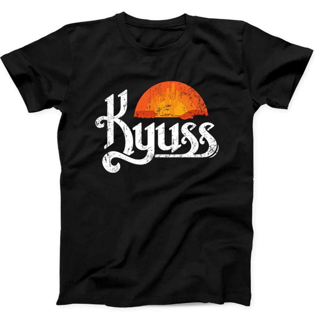 Kyuss Рок Металл Сыны Стоунера Хард Ретро Музыка Подарок Черная Футболка 446