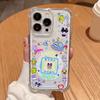 Чехол-брелок Tamagotchi для iPhone 16e 16 15 14 13 12 11 Mini Pro Max X XR XSMax 7 8 Plus, противоударный, прозрачный