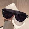 Designer Goggle Shades Monoblock Oversized Sun Glasses Semi-round Sunglasses  for Women & Men