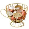 Universal Coffee Mug Holder Metal Wire Coffee Cup Shape Storage Rack Stylish Modern Coffee Organizer Rack for Home Hotel