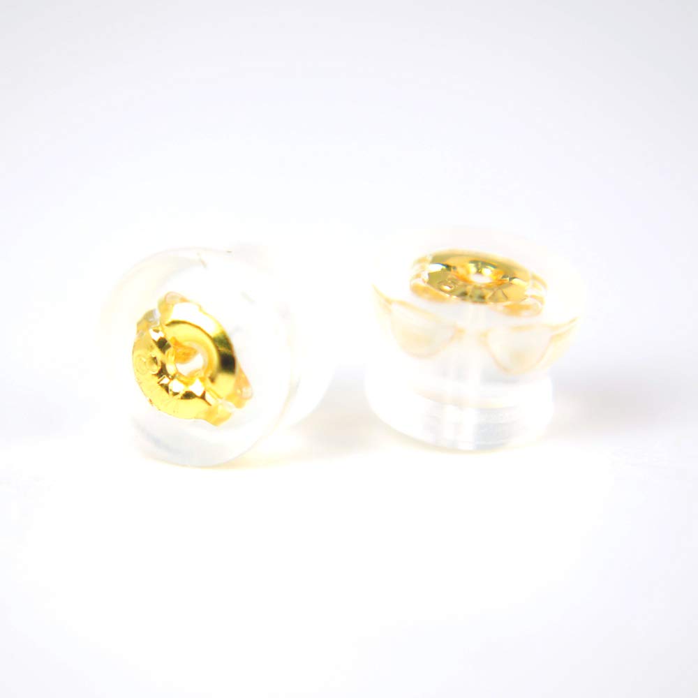 Серьги-шарики из желтого золота 18 карат, серьги-шарики 2 мм, 18K K18, 1 пара на оба уха, сделано в Японии, не содержат никель yokomountain (Приталенная спинка)