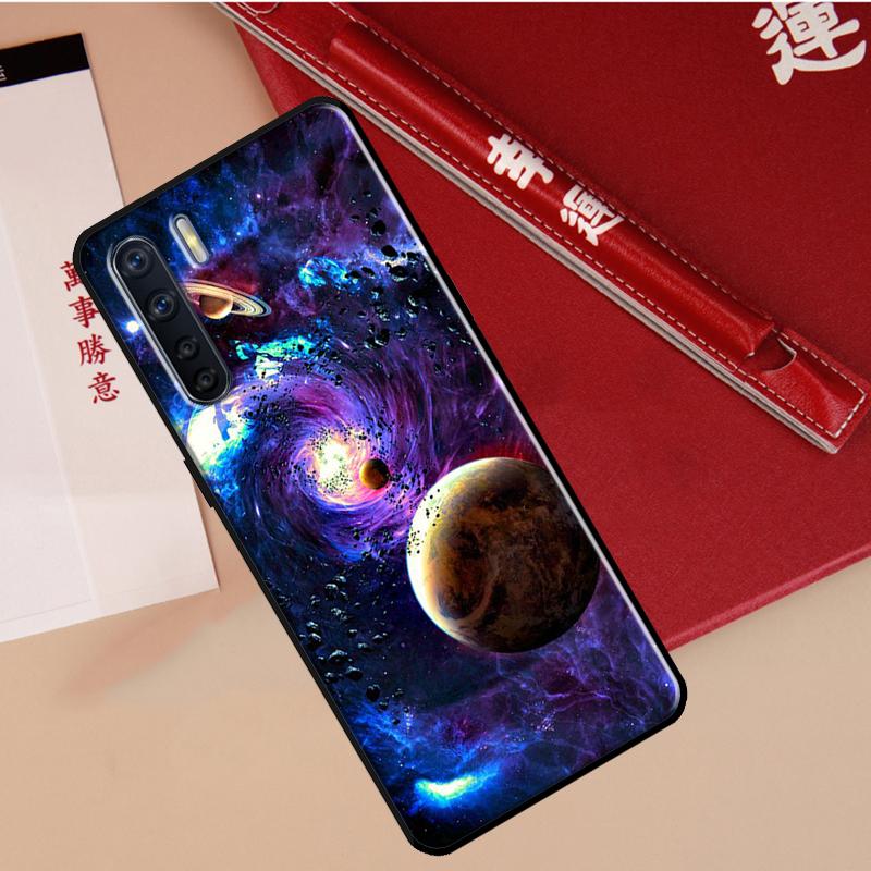 Космический Планета Звезды Луна Чехол Для Oppo A60 A98 A58 A78 A18 A38 A80 A40 A77 A57 A17 A74 A54 A94 A96 A76 A16 A15 A5 Pro