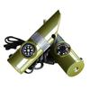 7-In-1 Multifunctional Whistle with Compass Thermometer Magnifier Reflector Mirror LED Light Outdoor Hiking Hunting Camping Emergency Survival Tool