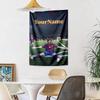Messi Custom Your Name Wall Decor Tapestry Art For Pet Memorial Birthdaywedding Party Backdrop Family Gift