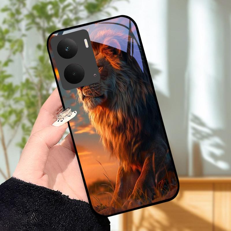 Для Realme P3 5G Чехол Закаленное Стекло Задняя Крышка Ударопрочный Жесткий ПК Оболочка Корпус Для Realme P 3 RealmeP3 5G Бампер Funda Coque