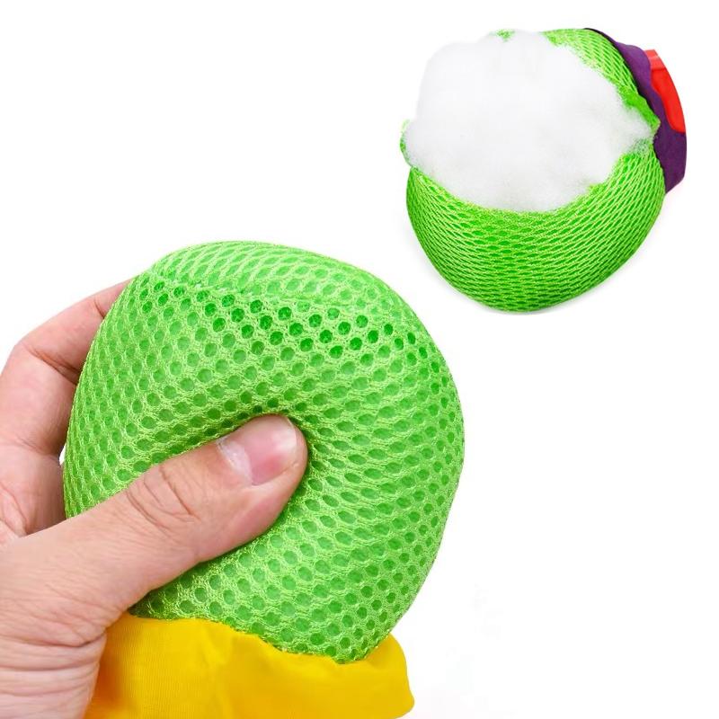Rainbow Tail Ball Eco-Friendly Fabric Sandbag Meteor Ball Safe Catch Tail Soft Ball Kindergarten School Sensory Training Kid Toy