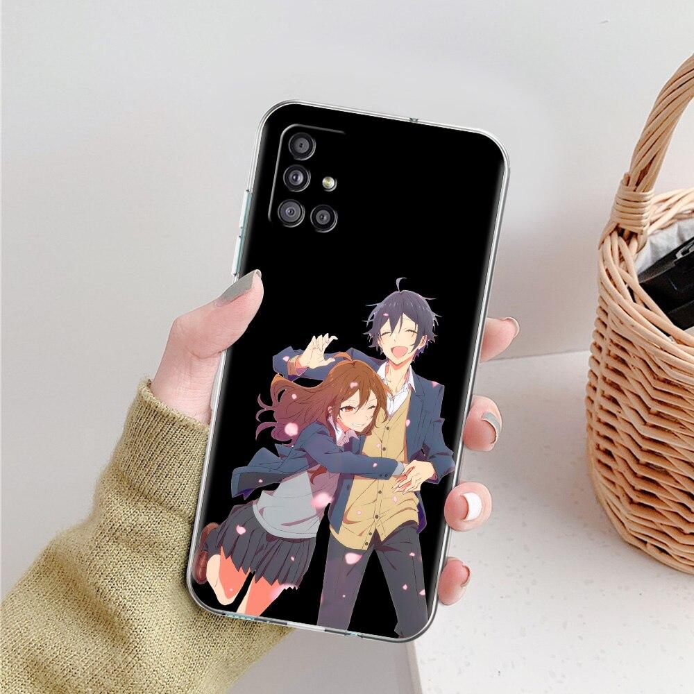 Чехол для телефона Horimiya Miyamura Izumi Anime для Samsung Galaxy A51 A71 A21S A12 A11 A31 A41 A52 A32 5G A72 A01, силиконовый прозрачный чехол