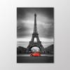 Eiffel Tower Red Car Painting