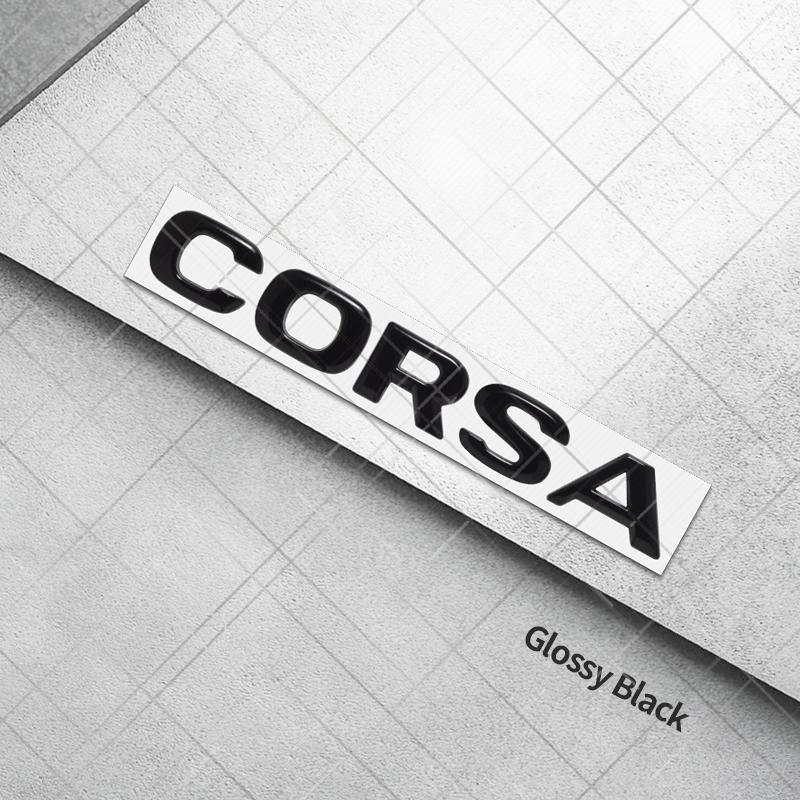 Metal 3D For OPEL Corsa Logo Astra Adam Insignia GTC Movano Zafira Car Styling Rear Trunk Letter Emblem Sticker Auto Accessories