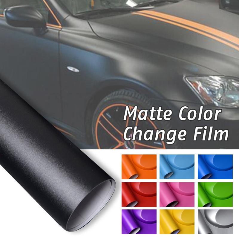 Водостойкая матовая черная автомобильная наклейка, виниловая пленка, модификация автомобиля, наклейка на мотоцикл, внешнее зеркало, телефон, ноутбук, сделай сам, стиль