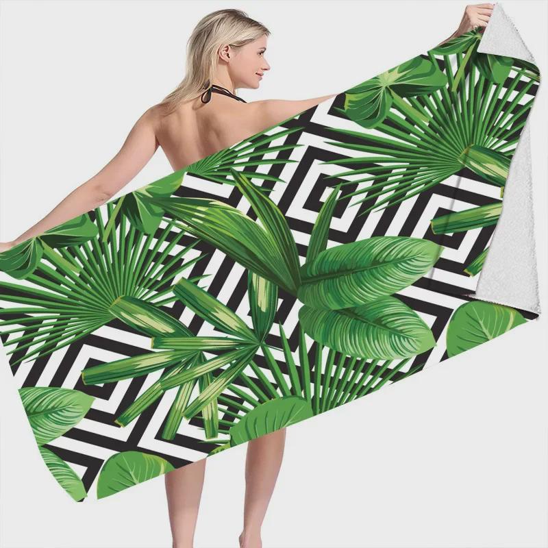 Customizable Quick-Dry Double-Sided Velvet Beach and Bath Towel