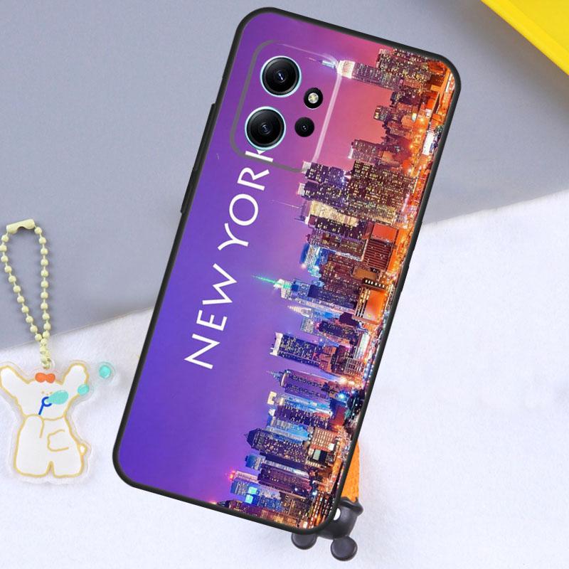 Чехол New York City для Xiaomi Redmi Note 12 9 10 11 Pro 12S 9S 10S 11S Чехол для Redmi 12 13C 12C 9C 10C