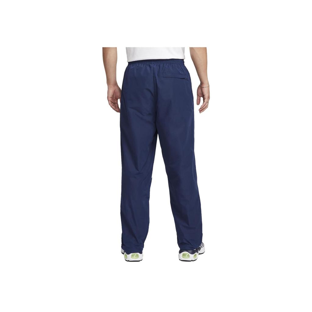 Nike Contrast Stripe Casual Loose Knit Sweatpants Men Bottoms Navy FB7881-410