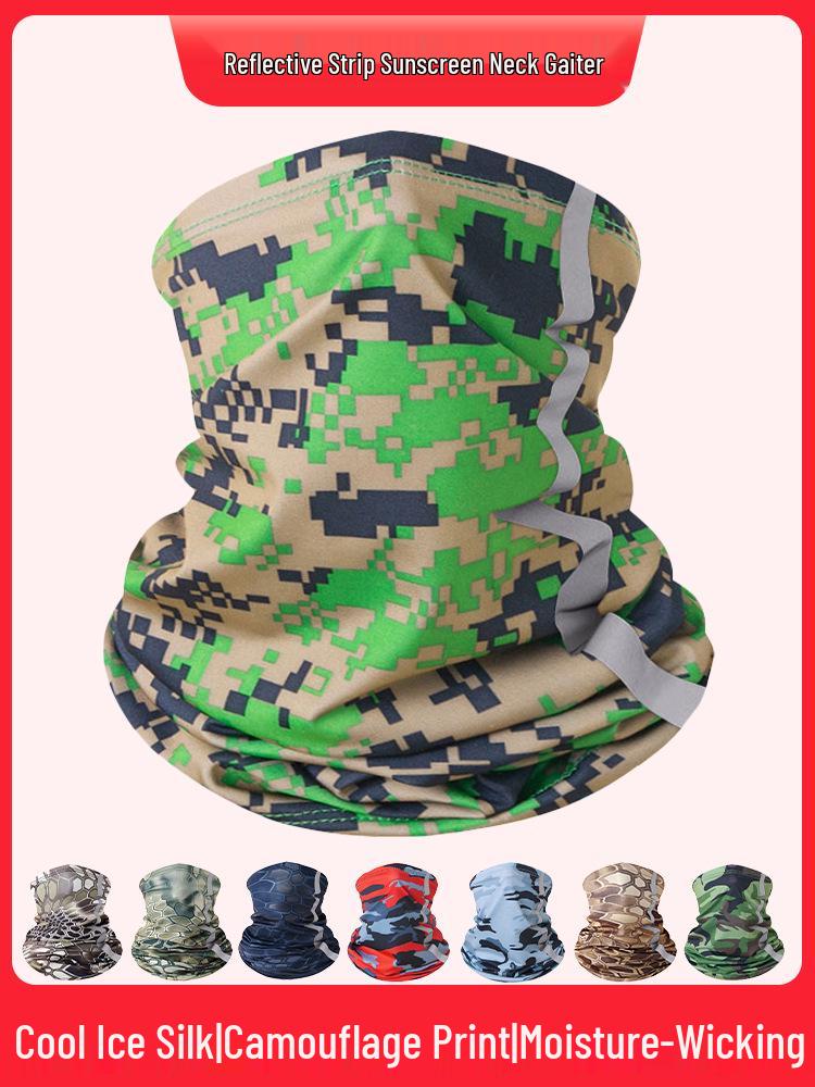 Быстросохнущий многофункциональный шарф для защиты от солнца для велоспорта и спорта