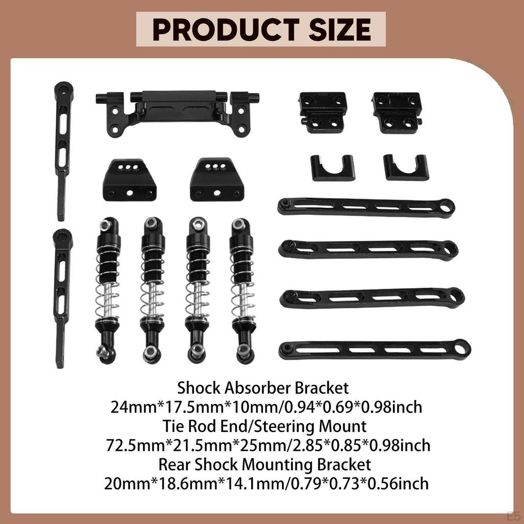 Metal Shock Absorber Mount RC Car Parts Modification Spare Part Professional Replacement Upgrades