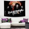 Tokio Hotel Рок-группа Билл Каулитц Сделай сам Настенный гобелен Подвесной Таро Хиппи Настенные ковры Общежитие Домашний декор
