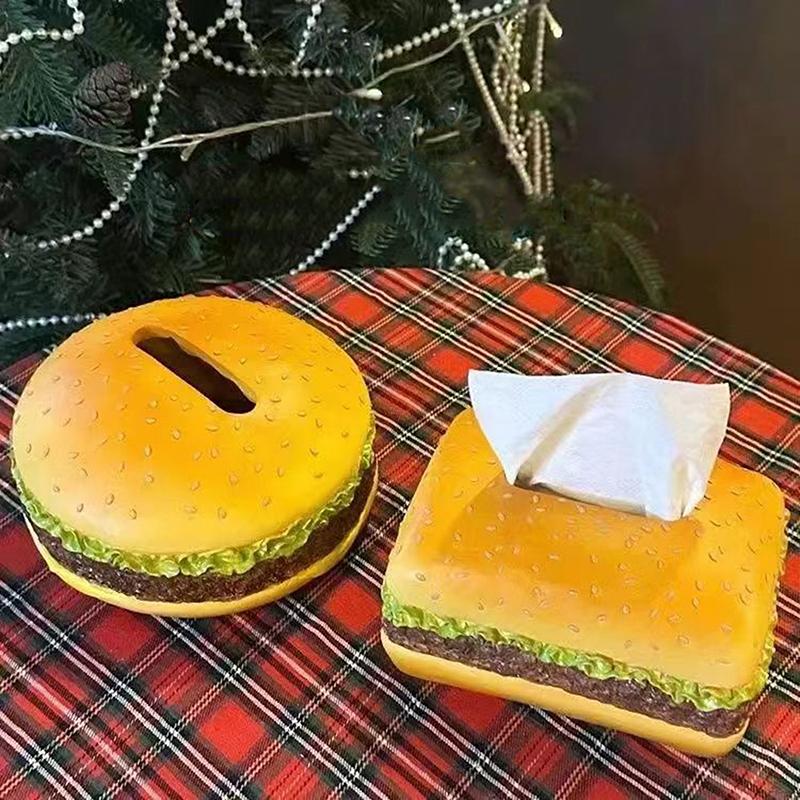 Гамбургская коробка с салфетками, имитация креативности, ретро-коробка для ящиков в гостиной, украшения для домашнего веселья