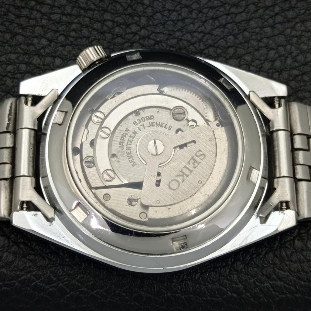 JAPAN VINTAGE REFURBISHED SEIKO 5 AUTOMATIC 6309A MENS GREEN WATCH A441120-9 Sk-a441120-1