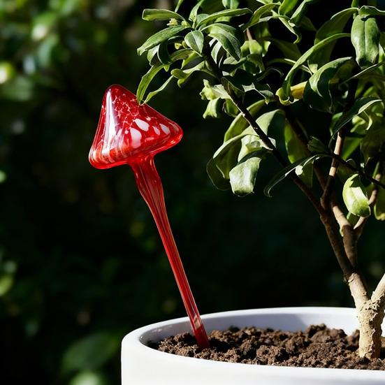 Большой самополивающийся стеклянный гриб устройство для полива растений устойчивый к УФ-излучению автоматический полив цветов инструмент для полива растений