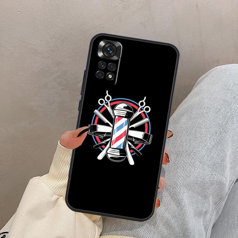 Barber Shop Hair Stylist Tools Case For Xiaomi Redmi Note 12 Pro 8 9 10 11 Pro Note 11S 9S 10S 9A 9C 9T 10C 12C Cover