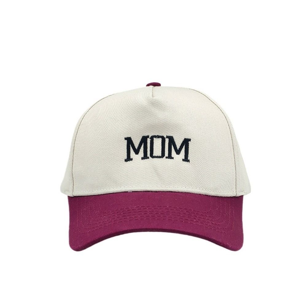 2pcs/set Adjustable Mom Dad Baseball Cap Letter Embroidered Couple Cap Baseball Hats  For Man Women