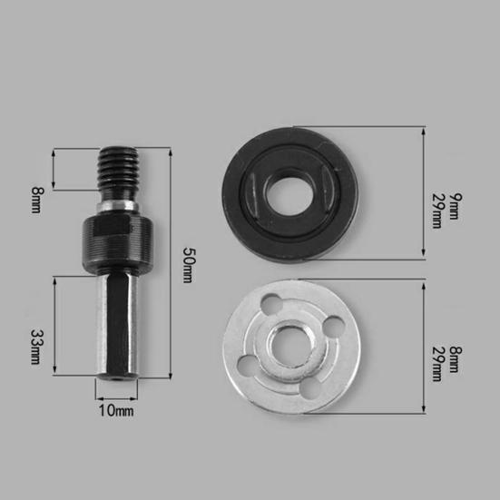 5Pcs 6mm/10mm Electric Drill Variable Angle Grinder Connecting Rod Converter Set