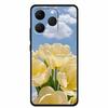 Клубничный чехол для OPPO Realme 15T 15 T Мягкий силиконовый чехол для телефона Funda Черный ТПУ Защитные чехлы Coque Ударопрочный корпус Etui