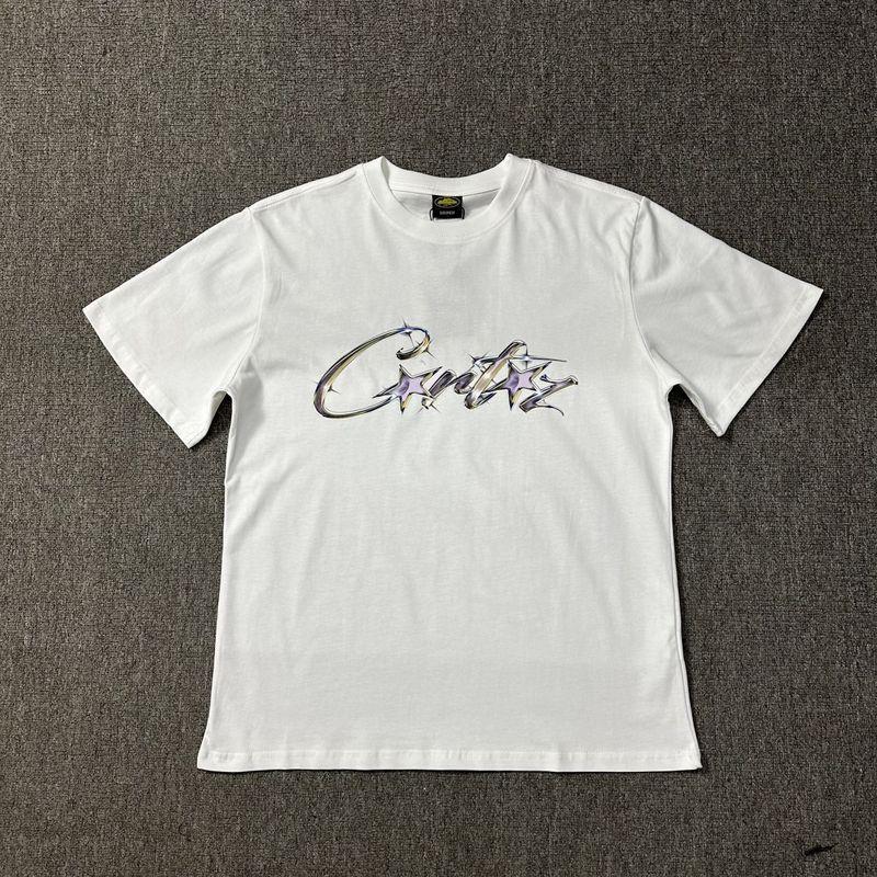 230g Cotton Short Sleeve T-Shirt Men Women Loose Fit Letter Print Tee Casual Wear