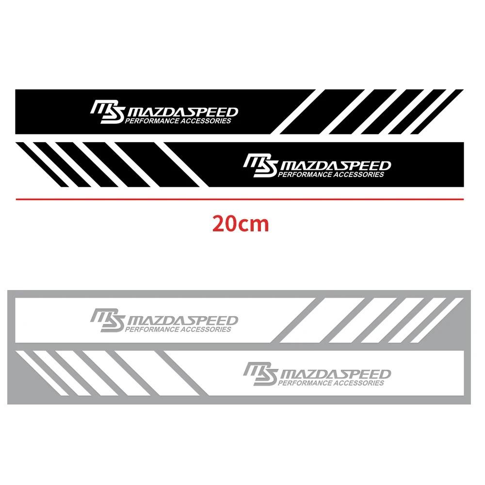 2Pcs Car Rearview Mirror Decorative Stickers Body Modification Decals For Mazda 3 6 Axela CX-3 Demio MPS Atenza CX-5 CX-8 Demio FF27