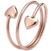 Stainless Steel Rings For Women Energy Lymphatic Drainage Magnets Finger Rings Great Present Idea