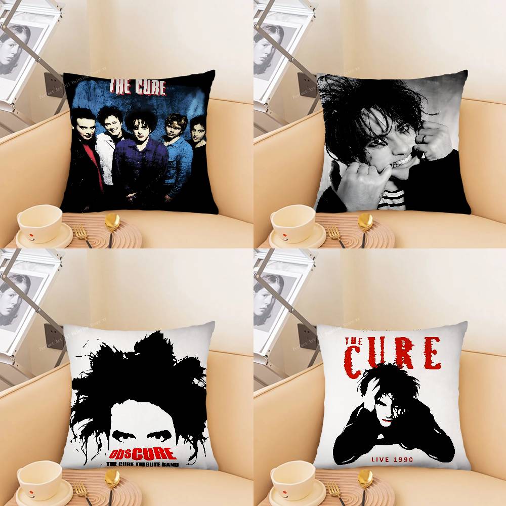 pc Classic TThe CCure Rock Band Pillow Case Fashion Square Pillowcase Bedroom Sofa Room Ins Decoration Leisure