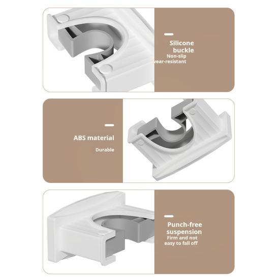 1/2/3 шт. держатель для швабры для ванной комнаты настенное крепление прочная несущая простая установка вешалка для метлы