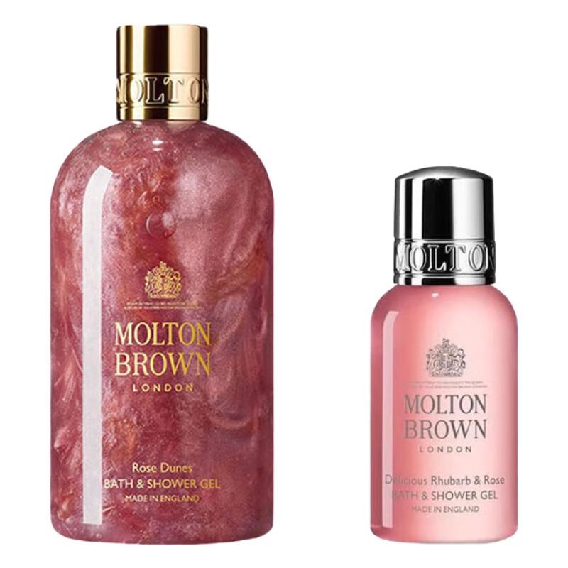 Molton Brown Desert Rose & Rhubarb Rose Shower Gel Set