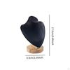 Jewelry Display Bust Stand for Necklaces, Retail Store Countertop Holder
