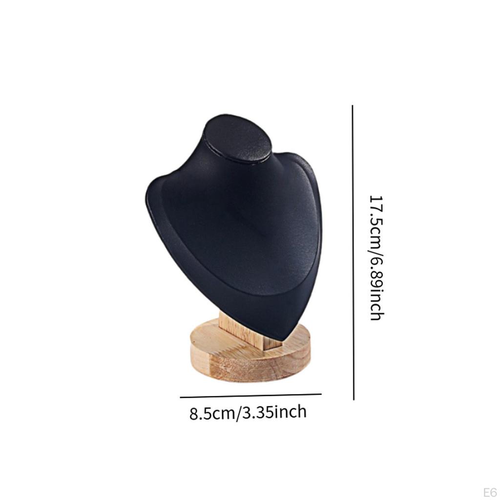 Jewelry Display Bust Stand for Necklaces, Retail Store Countertop Holder